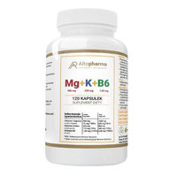 Produktbild von ALTO PHARMA Magnesium Kalium B6 P-5-P Citrat Vegan 120 Kapseln