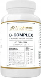 Altopharma B-Komplex mit 8 B-Vitaminen Tabletten für Erwachsene und Sportler 120 Stück – Bild 1 von 1