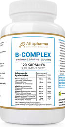 Altopharma B-Komplex Vitamin B Kapseln vegan vegetarisch zuckerfrei 120 Stück – Bild 1 von 1