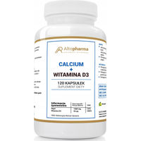 Produktbild von Altopharma Calcium + Vitamin D3 Kapseln 120 Stück vegan vegetarisch zuckerfrei glutenfrei für Sportler