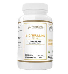 Altopharma L-Citrullin 500 mg Kapseln 120 Stück vegan zuckerfrei glutenfrei – Bild 1 von 1