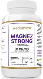 Altopharma Magnesium Strong mit Vitamin B6 Tabletten 120 Stück vegan zuckerfrei glutenfrei für Sportler – Bild 1 von 1