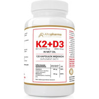 Produktbild von Altopharma Vitamin K2 MK-7 200µg und D3 4000IU Kapseln 120 Stück