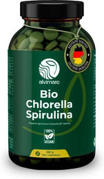 Alvimare Bio Spirulina und Chlorella Superfood-Mischung Tabletten 180 Stück – Bild 1 von 3