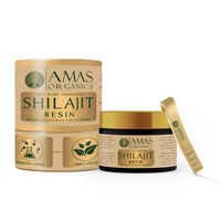 Produktbild von AMAS ORGANICS Himalaya-Shilajit-Harz mit 80,64 % Fulvosäure 50 Gramm