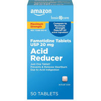 Produktbild von Amazon Basic Care Säure-Reduktionsmittel Tabletten 50 Stück