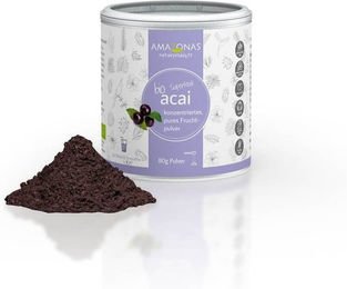 AMAZONAS Acai Bio Pulver ohne Trägerstoffe 80 g – Bild 1 von 3