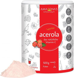 Amazonas Acerola Pulver Natürliches Vitamin C Vegan Glutenfrei Laktosefrei 500 g – Bild 1 von 1