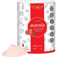 Produktbild von Amazonas Acerola Pulver Natürliches Vitamin C Vegan Glutenfrei Laktosefrei 500 g