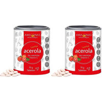 Produktbild von AMAZONAS Acerola und Hagebutte Lutschtabletten zuckerfrei
