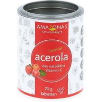 Produktbild von AMAZONAS Acerola Vitamin C Lutschtabletten zuckerfrei 70 g