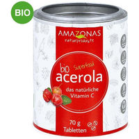 Produktbild von Amazonas Bio Acerola Lutschtabletten mit natürlichem Vitamin C
