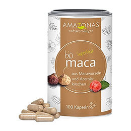 AMAZONAS MACA BIO Vegicaps mit Bio Acerola Pulver Kapseln – Bild 1 von 1
