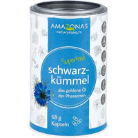 Produktbild von Amazonas Schwarzkümmelöl Kapseln laktosefrei und glutenfrei 100 Stück