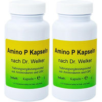 Produktbild von Amino P Kapseln von Hecht Pharma, 180 Kapseln, glutenfrei, laktosefrei und hefefrei