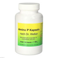 Produktbild von Amino P Kapseln von Hecht Pharma glutenfrei laktosefrei hefefrei 180 Stück
