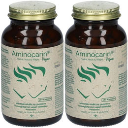 Aminocarin Haut, Haare & Nägel mit Zink, Biotin und Selen vegan Kapseln 360 Stück – Bild 1 von 1