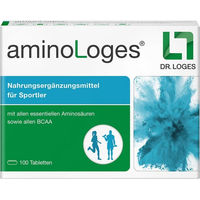 Produktbild von AminoLoges Tabletten mit BCAA, laktosefrei und glutenfrei, 100 Stück