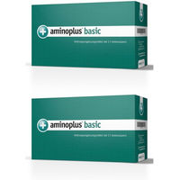 Produktbild von Aminoplus Basic Aminosäuren Kapseln laktosefrei und glutenfrei 120 Stück