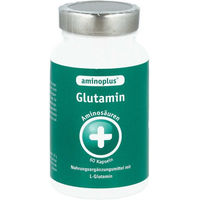 Produktbild von Aminoplus L-Glutamin Kapseln glutenfrei und laktosefrei 60 Stück