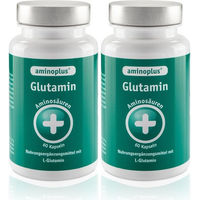 Produktbild von aminoplus L-Glutamin Kapseln laktosefrei und glutenfrei