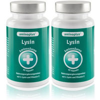 Produktbild von aminoplus L-Lysin Kapseln laktosefrei und glutenfrei