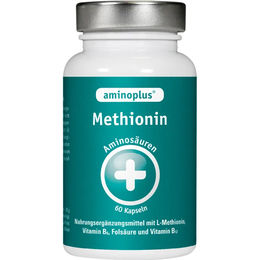 AMINOPLUS Methionin mit Vitamin B Komplex Kapseln glutenfrei und laktosefrei 60 Stück – Bild 1 von 2