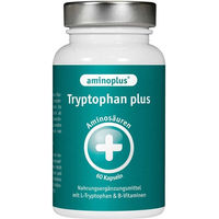 Produktbild von Aminoplus Tryptophan Plus Kapseln mit L-Tryptophan und B-Komplex für Erwachsene 60 Kapseln