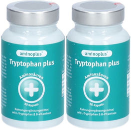 aminoplus Tryptophan plus mit L-Tryptophan und B-Komplex, 120 Kapseln, vegan, laktosefrei und glutenfrei – Bild 1 von 1