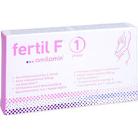 Produktbild von Amitamin fertil F phase 1 Kapseln für Frauen, Schwangere und Stillende, 30 Stück