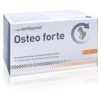 Produktbild von amitamin Osteo Forte Kapseln mit 7 Nährstoffen für Frauen und Senioren 120 Stück