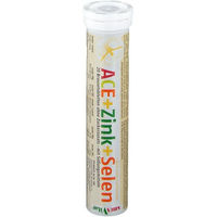 Produktbild von AmosVital ACE + Zink + Selen Vitamin-Kombination Brausetabletten Exotikgeschmack