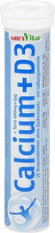 Amosvital Calcium 600 mg und Vitamin D3 5 µg Brausetabletten 20 Stück – Bild 1 von 1