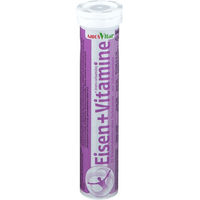 Produktbild von AmosVital Eisen mit Vitaminen Brausetabletten für Frauen, Schwangere und Stillende