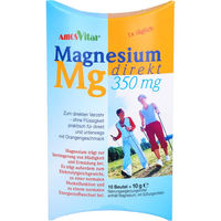 Produktbild von AmosVital Magnesium Direkt Pulver 350 mg 10 Sticks