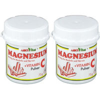 Produktbild von AmosVital Magnesium und Vitamin C Pulver mit Ascorbinsäure