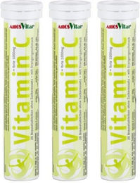 AmosVital Vitamin C 1000 mg Ascorbinsäure Brausetabletten – Bild 1 von 1