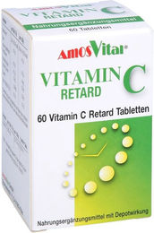 AmosVital Vitamin C Ascorbinsäure Retard Tabletten mit Depotwirkung 60 Stück – Bild 1 von 1