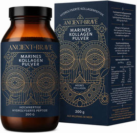 Ancient + Brave Wild Collagen Pulver aus marinem Fisch, zuckerfrei und halal – Bild 1 von 3