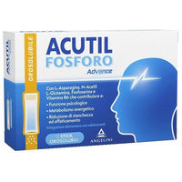 Produktbild von Angelini Acutil Fosforo Advance Sticks mit Vitamin B6 für Erwachsene 12 Stück