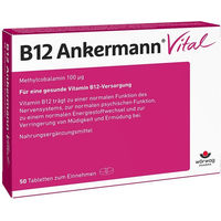 Produktbild von Ankermann B12 Vital Tabletten vegan glutenfrei laktosefrei