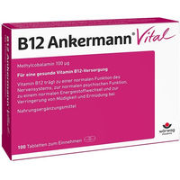 Produktbild von Ankermann Vital B12 Tabletten vegan glutenfrei laktosefrei 100 Stück