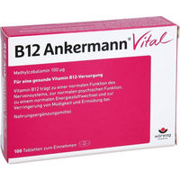 Produktbild von ANKERMANN Vital Vitamin B12 Tabletten vegan laktosefrei glutenfrei 100 Stück