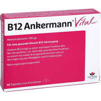 Produktbild von Ankermann Vital Vitamin B12 Tabletten vegan laktosefrei glutenfrei 50 Stück