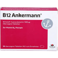 Produktbild von Ankermann Vitamin B12 Tabletten glutenfrei 50 Stück