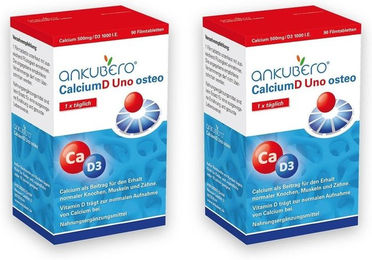 ANKUBERO CalciumD Uno osteo Tabletten 180 Stück – Bild 1 von 1