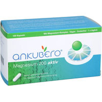 Produktbild von ANKUBERO Magnesium 200 Komplex Kapseln 120 Stück