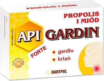 API GARDIN FORTE Propolis Honig Lutschtabletten zuckerhaltig 16 Stück – Bild 1 von 1
