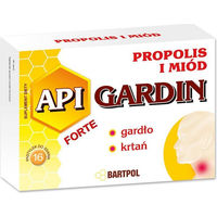 Produktbild von API GARDIN FORTE Propolis Honig Lutschtabletten zuckerhaltig 16 Stück