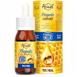 Apicol Propolis Tropfen von Tongil, alkoholfrei und vegetarisch, 60 ml – Bild 1 von 4